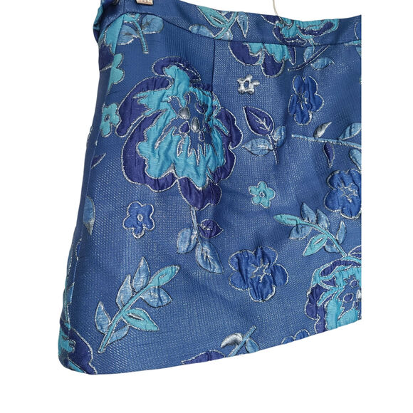 Arianne Elmy Mod Mini Skirt in Monochrome Blue Size Small NWT - Picture 7 of 8